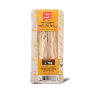 Tost sendvic sa pil. prsima 150g Premia