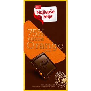 Cok.Najlepse zelje crna 75% narandza 75g