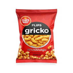 Flips sa kikirikijem Chips Way 40g