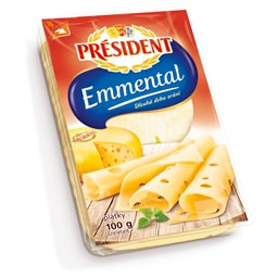 Sir Emmental slajs President 100g