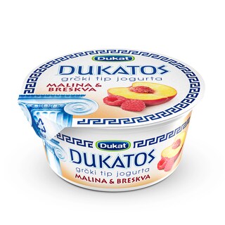 Dukatos malina breskva 150g