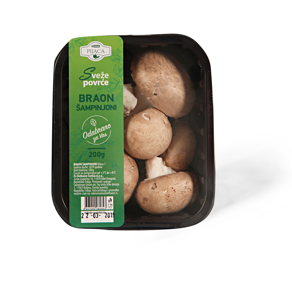 Sampinjon braon domaci 200g