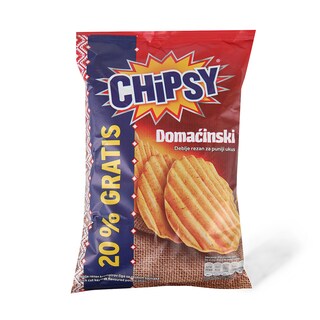 Cips Domacinski kajmak Chipsy 60g+20%gra