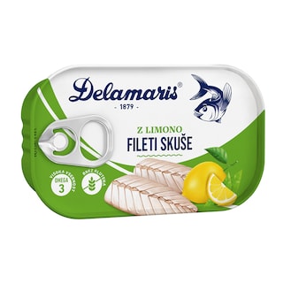 Fileti skuse sa limunom 125g Delama