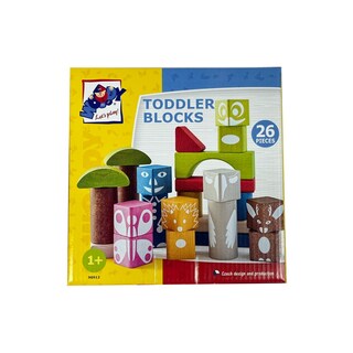 Drvene kocke u boji-26 komada Woody