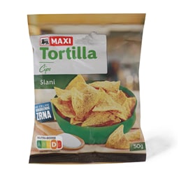 Tortilja chips slani Maxi 50g