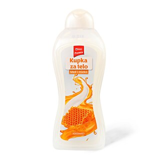 Kupka za telo Premia Med/mleko 1L