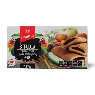 Strudle sa mesanim vocem Premia 252g