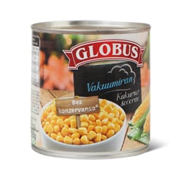 Kukuruz secerac vakum.Globus 340g