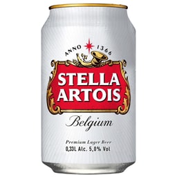 Pivo Stella Artois can 0.33l
