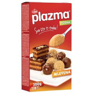 Keks Plazma mlevena posna 300g