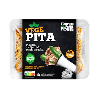 Vege pita pecurke/dim.tofu 220g