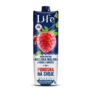 Sok malina Nectar Life 1l