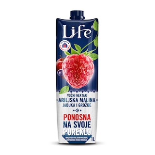 Sok malina Nectar Life 1l