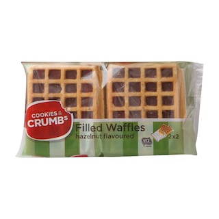 Waffles sa jajima i lesnik kremom 136g