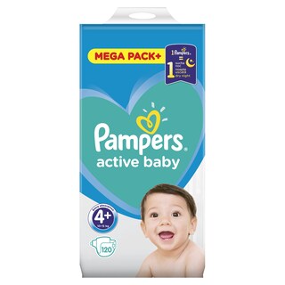 Pelene Pampers 4+ MB (120)