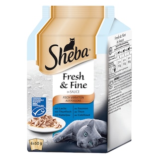 Hrana/macke izbor ribe Sheba kes.6x50g