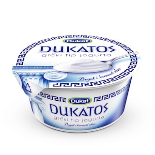 Jogurt cvrsti 9.7%mm Dukatos 150g