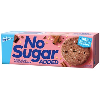 Keks Wellness No Sugar Added 125g