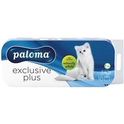 Toalet papir exclus.plus Paloma 3p 10/1