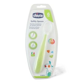 Kasika mekana silik.Chicco 6m+ zelena