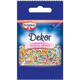 Dekorativne sarene mrvice Dr.Oetker 10g