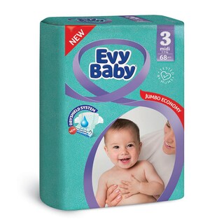 Evy Baby pelene jumbo 3 midi 5-9KG-68/1