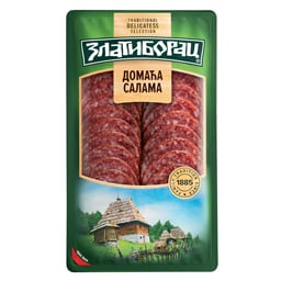 Domaca salama slajs  Zlatiborac 100g