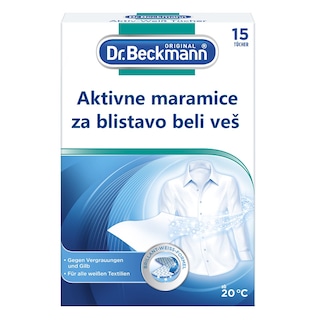 Aktivne maramice za blistavo beli v