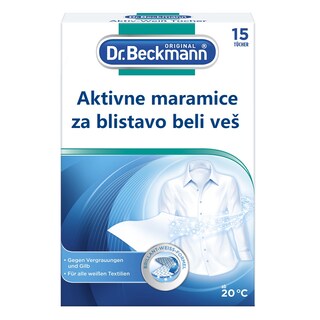 Aktivne maramice za blistavo beli v