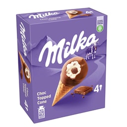 Sladoled Milka mult.kornet 4x100ml/280g