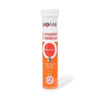 Tab.sum.Biofar 12 Vit.+12 Minerala 20tbl