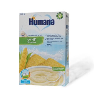 Kasa Humana+4 mlecna sa grizom 200g