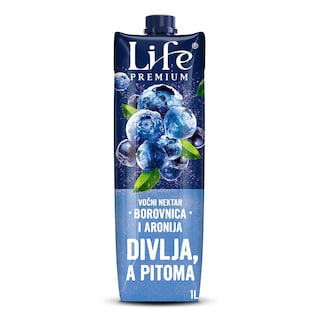 Sok borovnica Nectar Life 1l