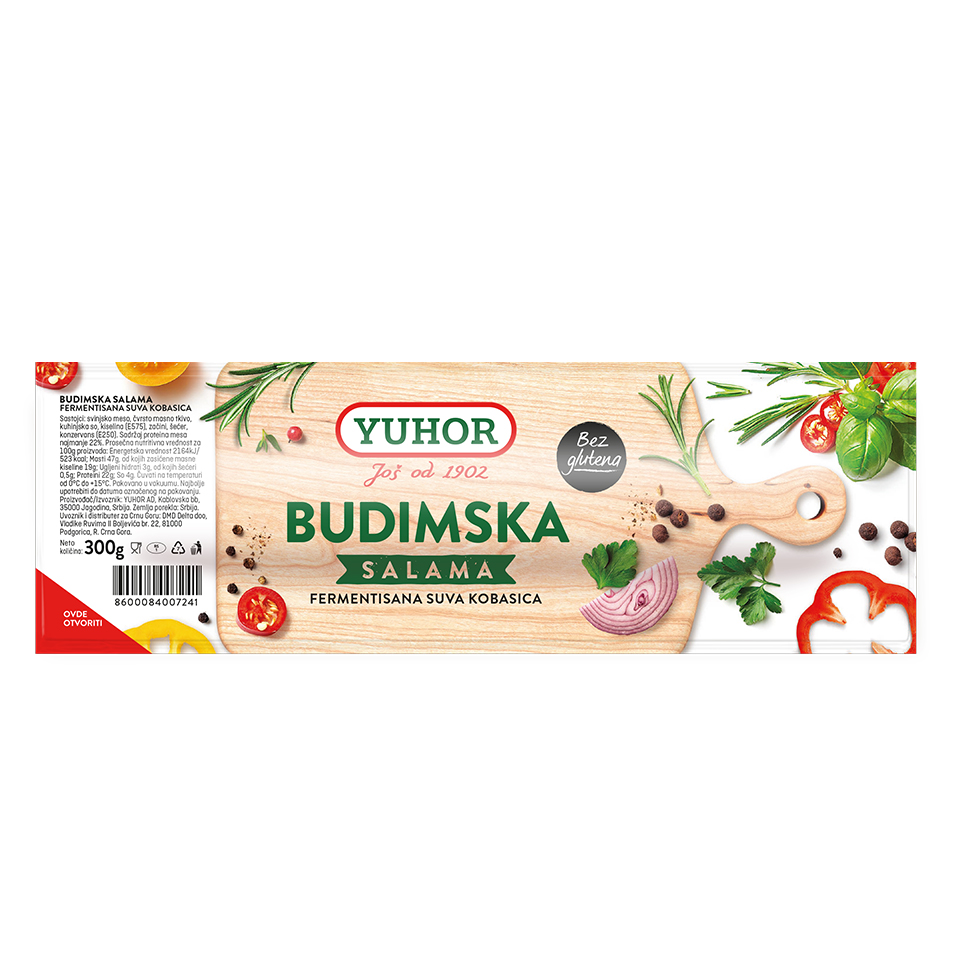 Budimska salama vakum Yuhor 300g