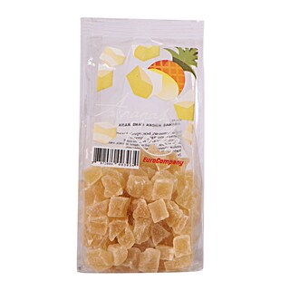 Ananas kocka 125g, transparentno, Eurocompany