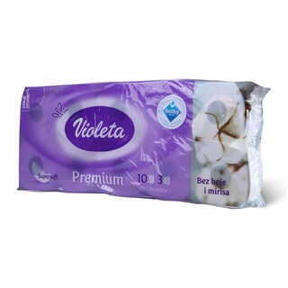 Toalet papir Violeta troslojni 10/1