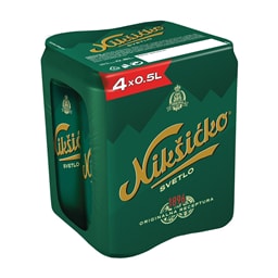 Pivo Niksicko limenka 4x 0.5l