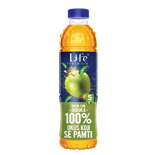 Sok jabuka sa vitam.C Life 100% 0,75l