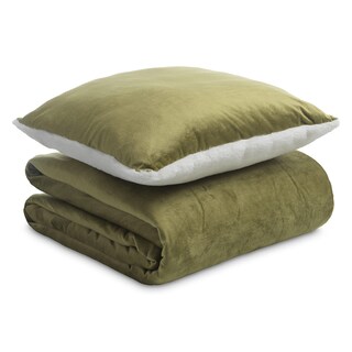 Dormeo Warm hug set zelena 130x190cm