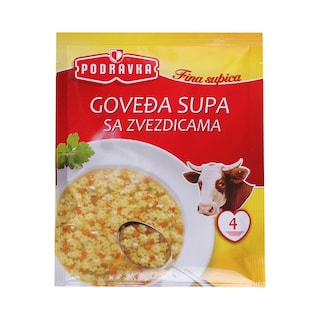 Supa govedja sa zezdicama Podravka 52g