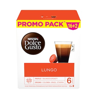 Kafa DGusto Lungo 117g 16+2 kaps.gratis