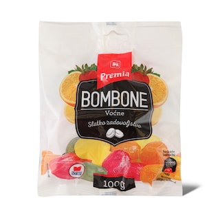Bombona tvrda mesana vocna Premia 100g