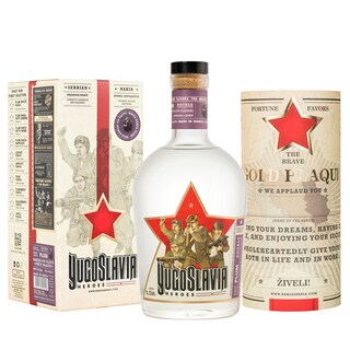 Rakija Yugoslavia heroes sljiva box 0,7l