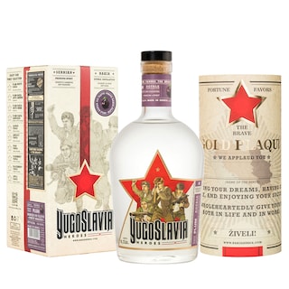 Rakija Yugoslavia heroes sljiva box 0,7l