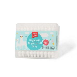 Stapici za usi Premia baby 60 kom