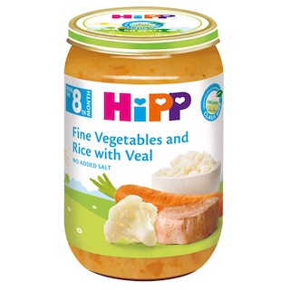 Povrce sa pirincem i teletinom Hipp 220g