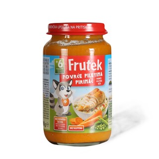 Kasica sa povrcem i piletin. Frutek 190g