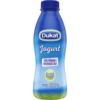 Jogurt 3,2mm% Dukat pet 500g