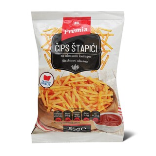 Cips stapici kecap Premia 85g